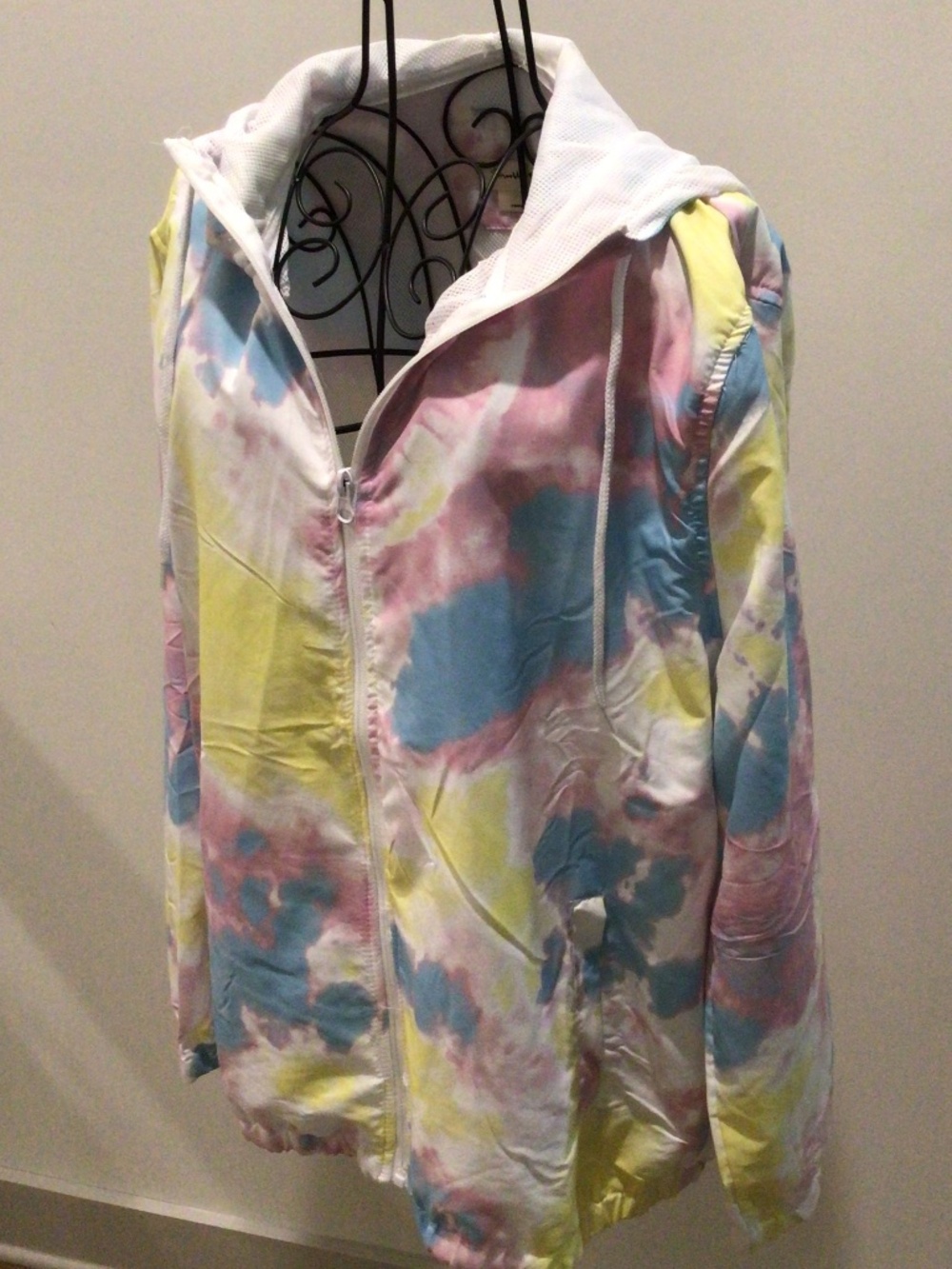 Brooklyn Cloth Tie-Dye Pastel Colored Windbreaker